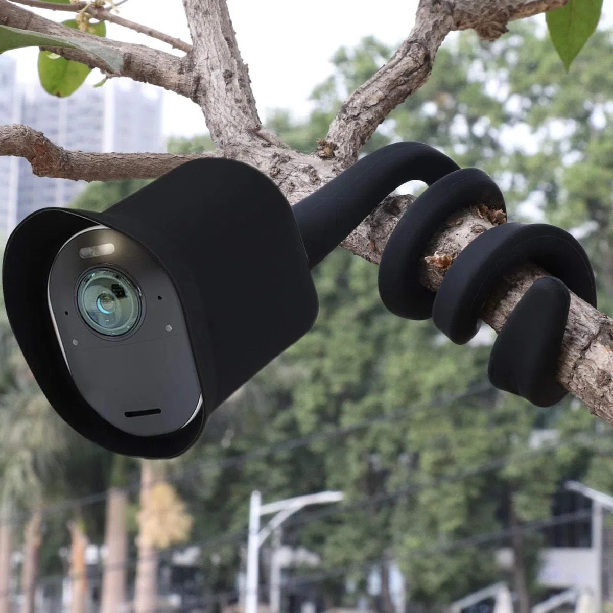 Hemobllo Silikon Kameraschutz Kompatibel mit Arlo Pro Überwachungskamera Vibrationsfest Wetterbeständig Staubdicht für Außenmontage und Überwachung