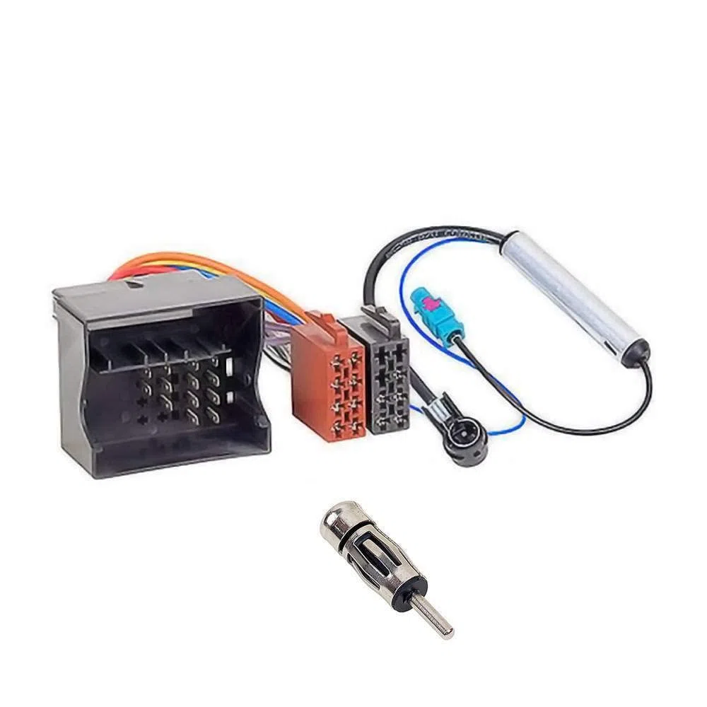 Audioproject A187 - Autoradio Set Radioadapter Antennenstecker Fakra Adapter Quadlock ISO DIN - kompatibel für Citroen Berlingo C2 3 C4 C5 6 8 Peugeot 207 307 308 Fiat Toyota Aygo Autoradio Adapter