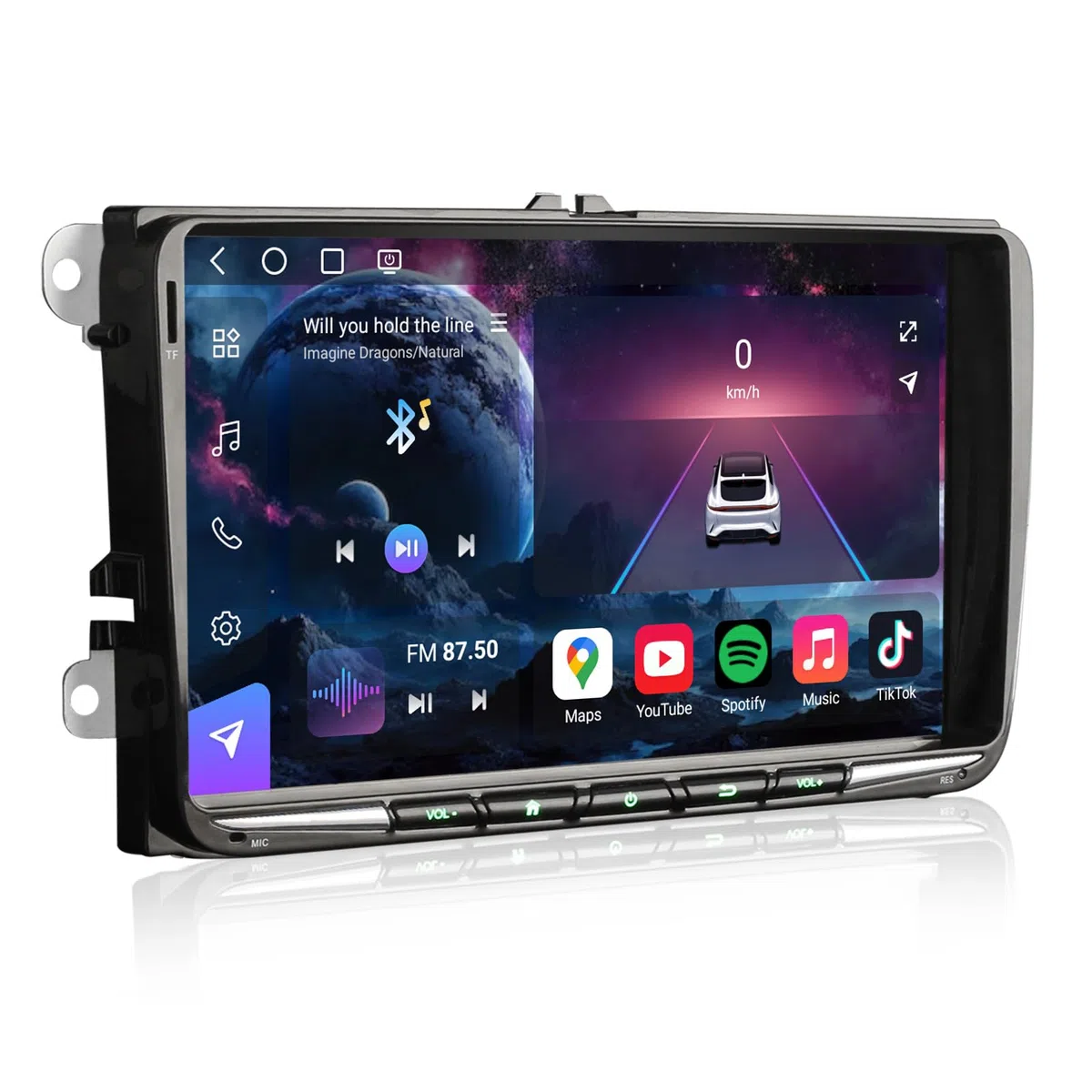 Erisin 9" Android 16 VW Golf 6 Golf 5 Passat Touran T5 Autoradio Bluetooth