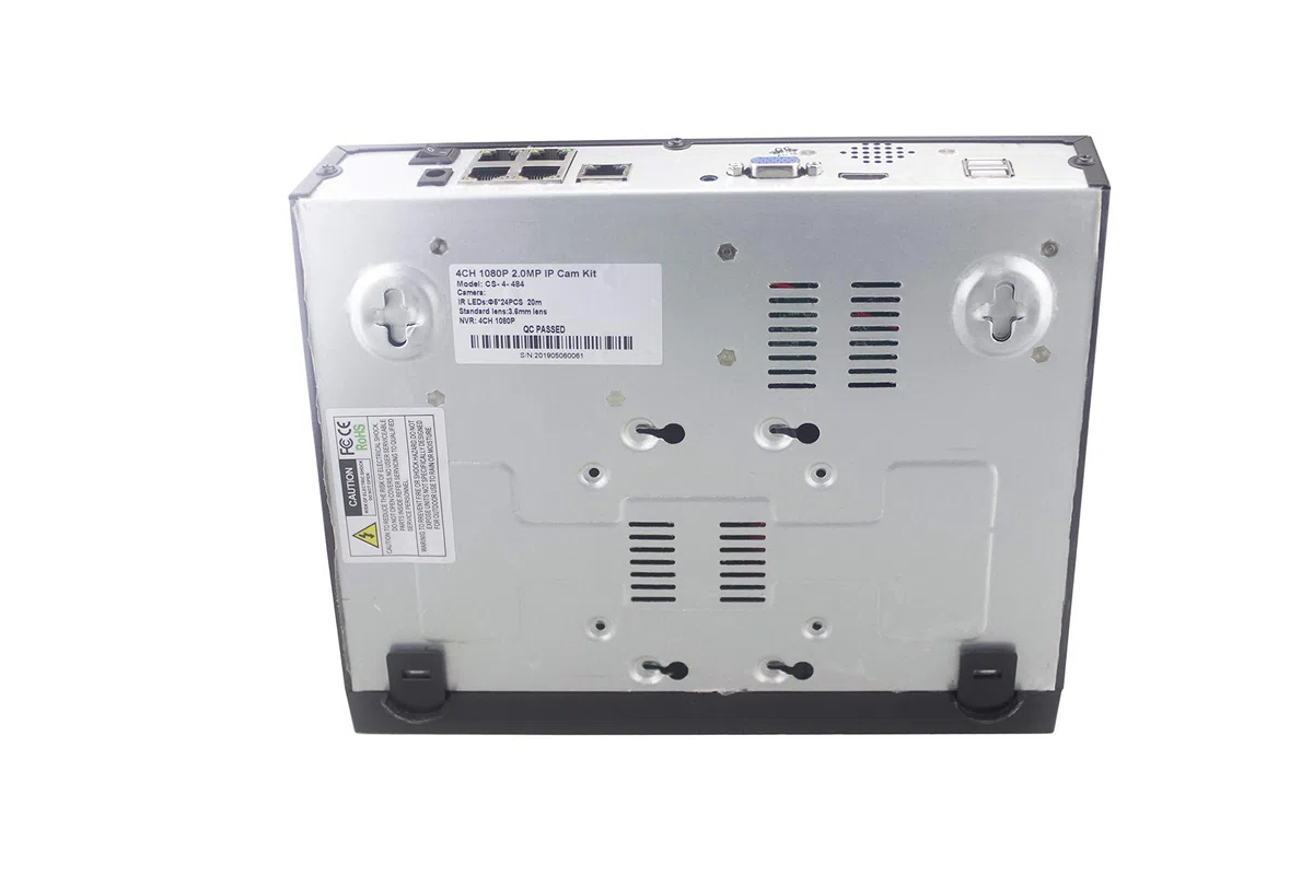 NVR 8CH 1944P-H265 5.0MP met Ingebouwde Switch 4 uitgangen POE