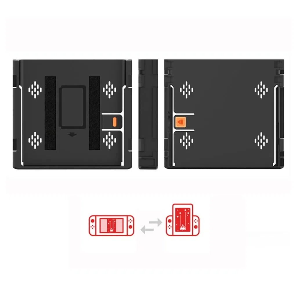 Gaming-Zubehör für Spielkonsole, Hochformat, Flip-Grip, Handheld
