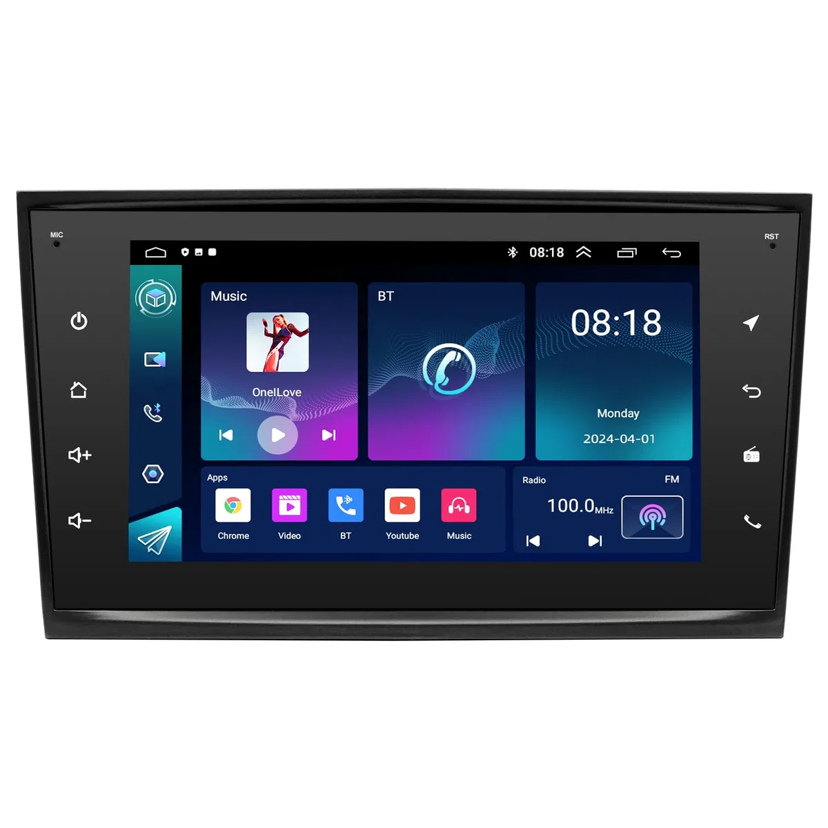 7 Zoll Android 14 Autoradio für Opel Combo 2001-2011 mit Wireless Carplay Android, 2+64G Touchscreen Car Display 2 Din Radio Stereo Bluetooth Rückfahrkamera Head Unit Mirror Link FM/RDS