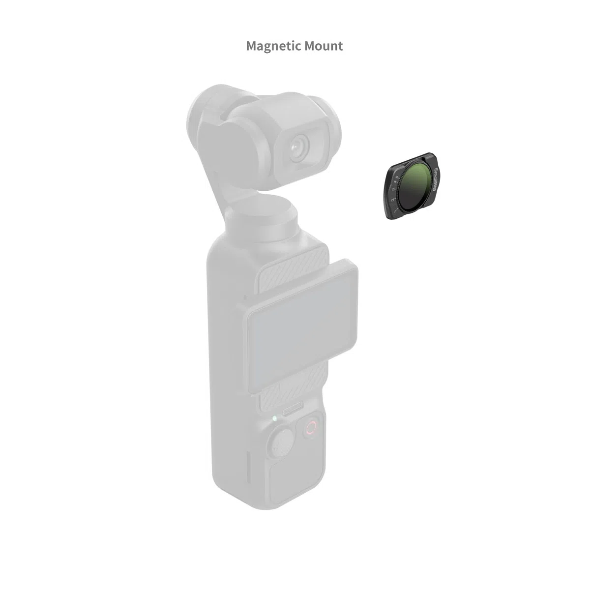 SMALLRIG Magnetischer, Verstellbarer ND2-ND32-Filter für DJI Osmo Pocket4 / Osmo Pocket 3, doppelseitige Nano-Mehrschichtbeschichtung, Wasser- und schmutzabweisend, ideal für Outdoor-Vlogs – 5831