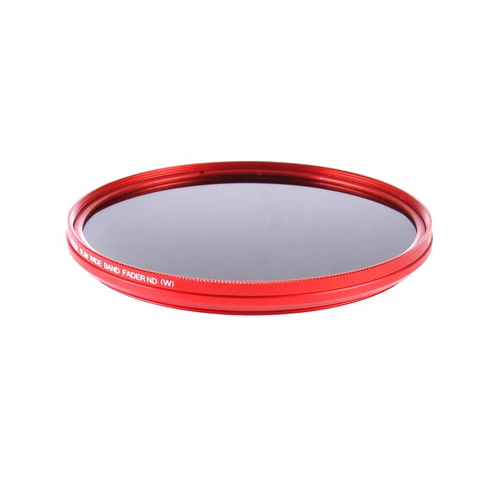 FOTGA 67mm Ultra Slim Fader ND-Objektiv-Filter Einstellbare Neutraldichtefilter Variable ND2 zu ND400 Neutral Density Filter Graufilter - Rot