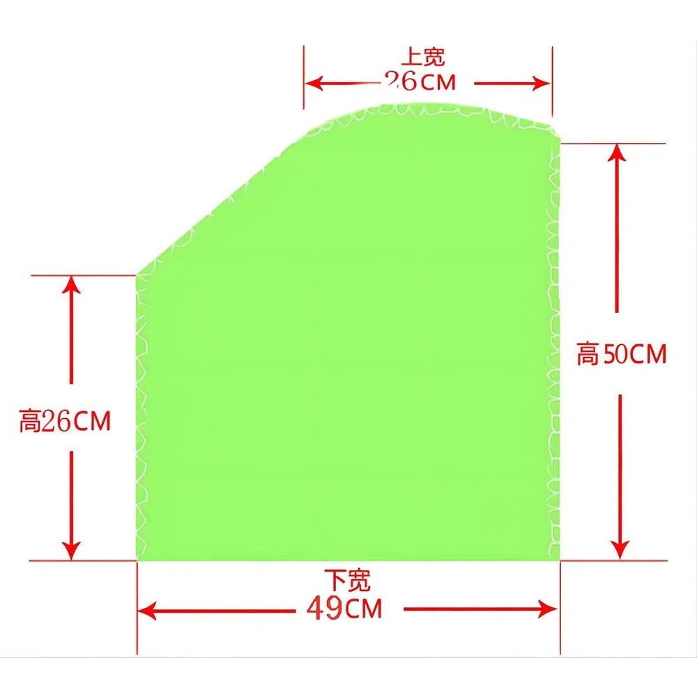 1PC Multi Size Standard-Mikroskop PVC-Kunststoff Feuchtigkeitsbeständige Mikroskop-Staubschutzhülle Schützen Sie Ihr Mikroskop vor Staub(49X26X50CM)