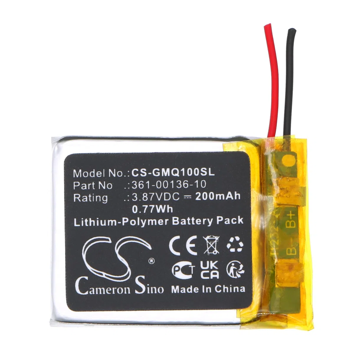 TCTK Akku 200mAh Kompatibel mit [Garmin] Venu SQ Music, Venu SQ2 Music Ersetzt 361-00136-10, 361-00136-20, 361-00136-21 FBA
