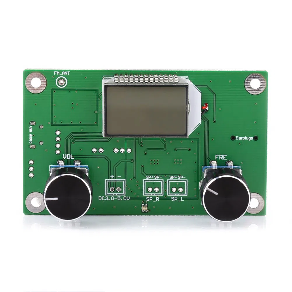 Mini DSP und PLL Digital Stereo FM Radio Funkempfängermodul 87-108 MHz Unterstützt die serielle Anschlusssteuerung