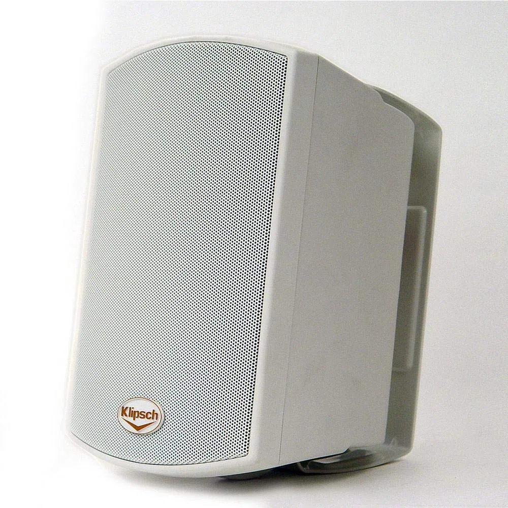 Klipsch AW-400 Lautsprecher für drinnen und draußen, Weiß, 1 Paar