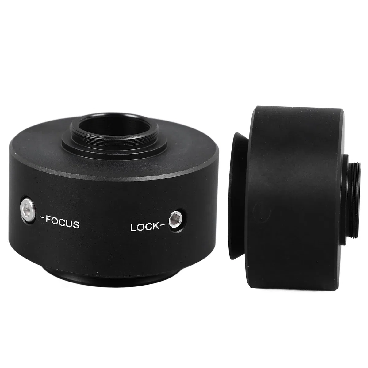 Keenso Mikroskop C-Mount Adapter, 0,5X Vergrößerung für Mikroskop
