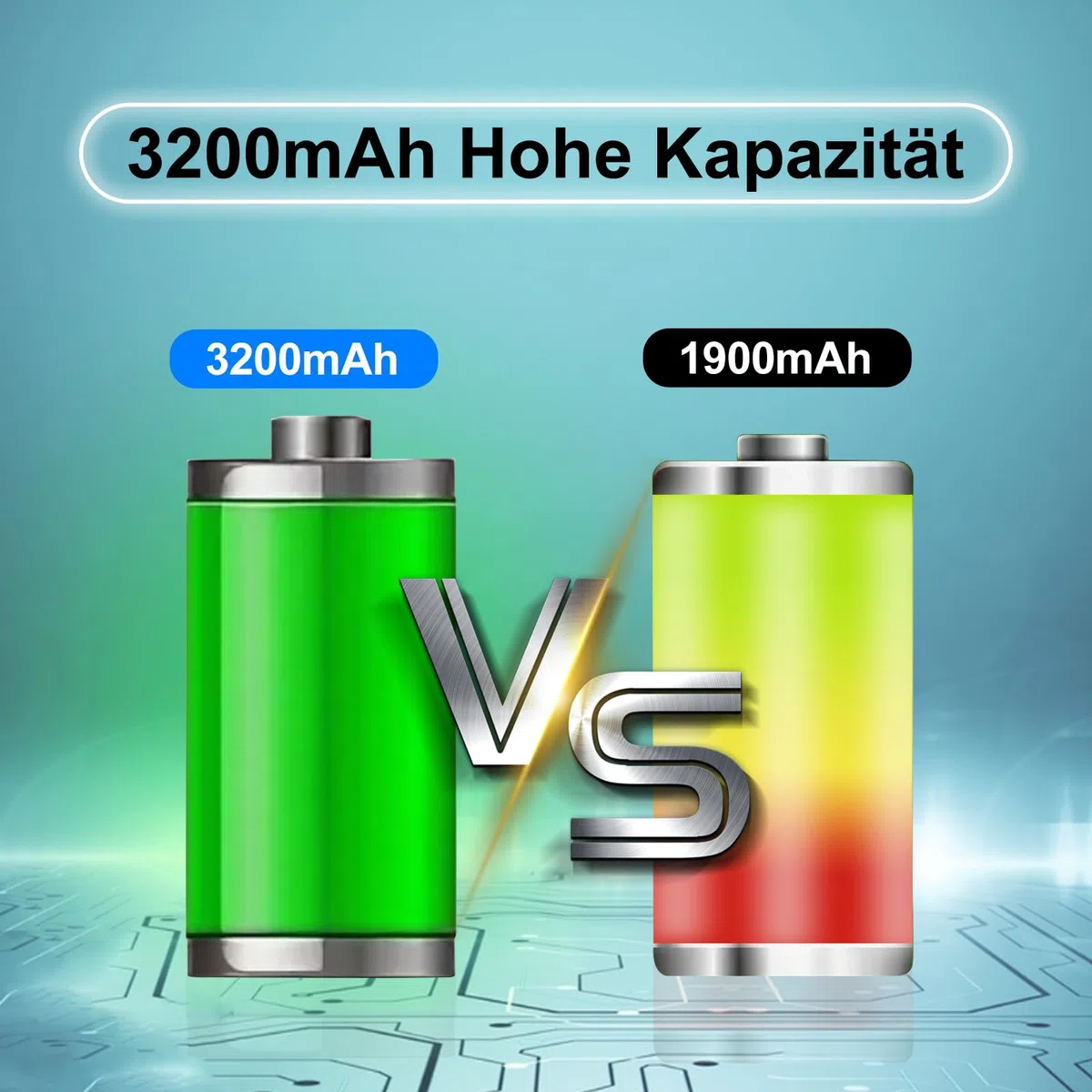 3200mAh Akku für Samsung Galaxy Xcover 4(G390F)/4S(G398F) EB-BG390BBE Lithium-Ionen Ersatzakku