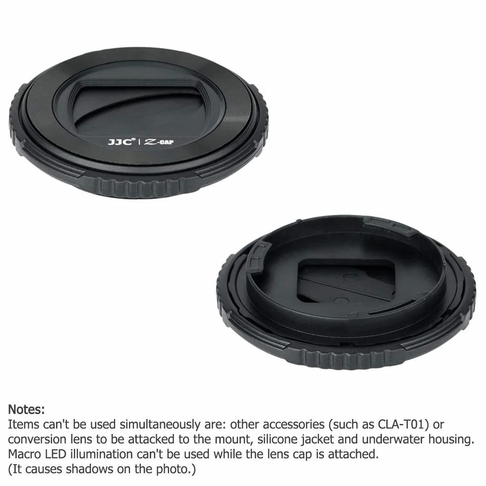 JJC Objektivdeckel für Olympus TG-7 TG-6 TG-5 TG-4 TG-3 TG-2 TG-1 Kamera ersetzt Olympus LB-T01 Objektivschutz