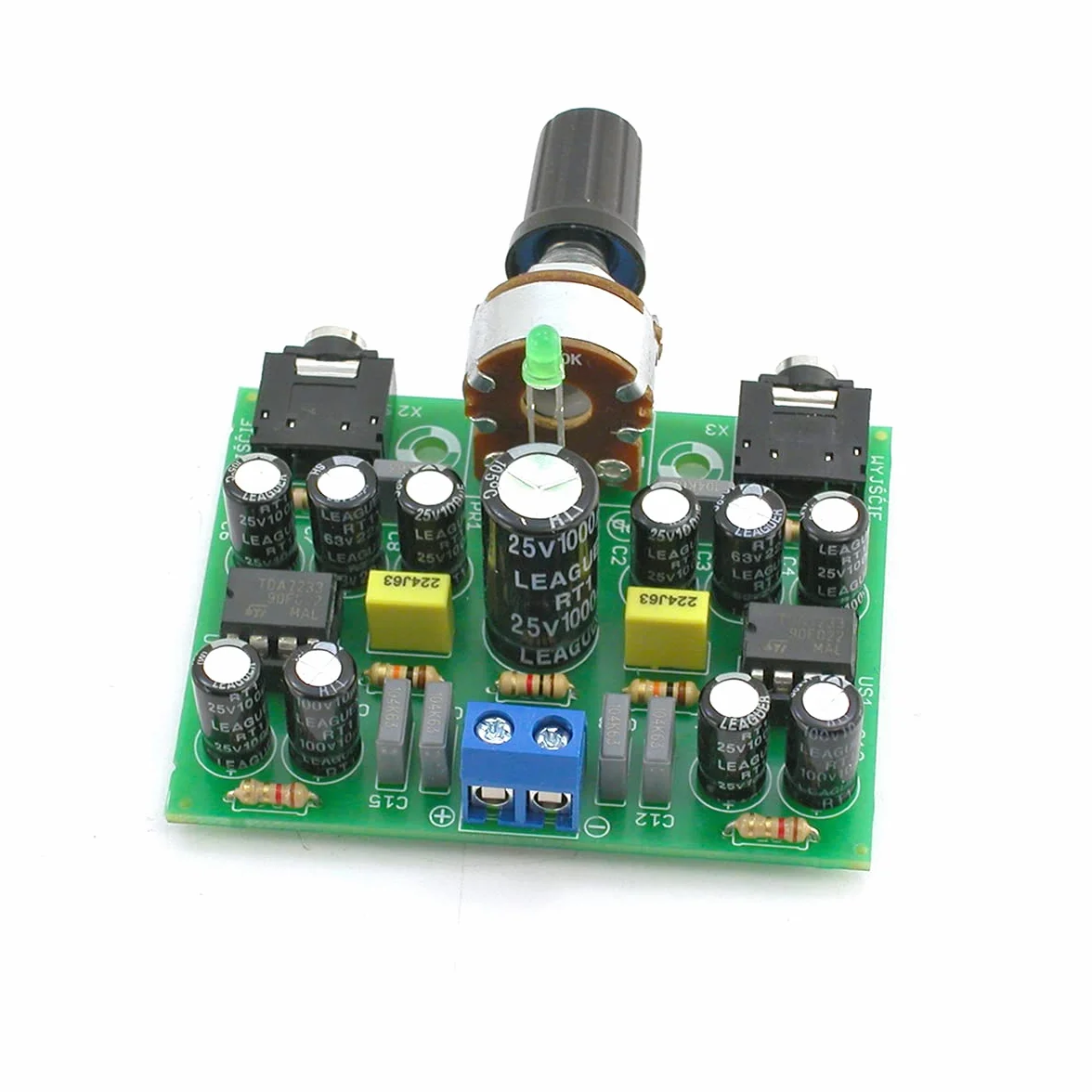 AVT1024 Kopfhörerverstärker Bausatz Klasse AB 800mW 17Hz–23kHz TDA7233 Stereo Audio Verstärker DIY Elektronik Kit Für Anfänger Schwierigkeitsgrad 1