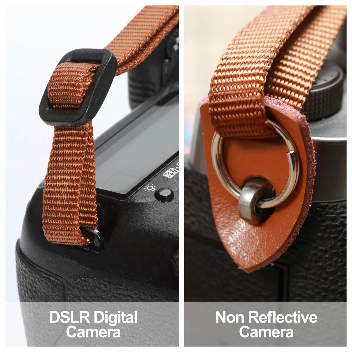 Padwa Lifestyle Blue Wave Kameragurt - 2“ Rindsleder Kopf Baumwolle Kameragurte für Fotografen, Vintage japanischen Kunstdruck verstellbaren Hals & Schultergurt für alle DSLR/SLR-Kameras