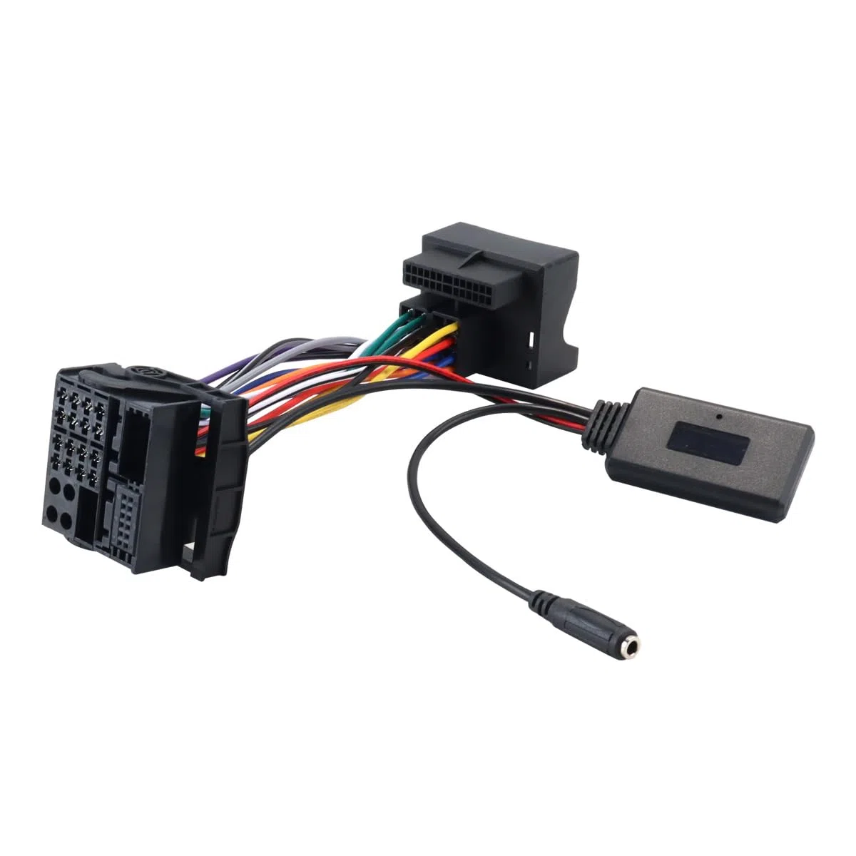 Ubric Bluetooth 5,0 AUX IN Adapter, 12 Pin Freisprecheinrichtung Auto Stereo Bluetooth Musik Kabel mit Mikrofon für CD30 CDC40 CD70 DVD90
