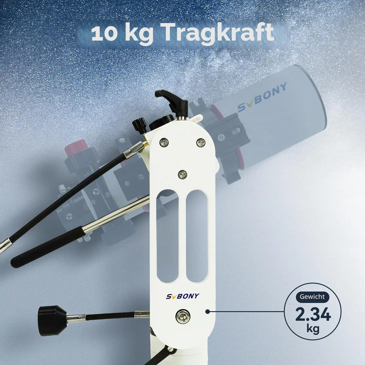Svbony SV225 Azimutale Teleskop Alt/Az Montierung, 10 kg Tragfähigkeit
