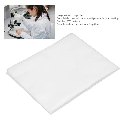 Mikroskop-Staubschutzhülle, Extra Groß, Vollständiger Schutz Für Laborgeräte, Transparentes Pvc, 920 X 720 Mm