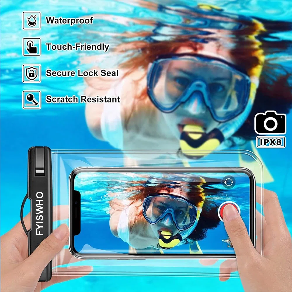 Wasserdichte Handyhülle Transparent,Unterwasser Handytasche für vivo y52 y36 y35 y33s y22s y21 y20s y16 y01 x51 x60 pro 5g,Wasserfeste Hülle für vivo v29 x80 x90 lite v23 v21 y76 y72 y70 y55