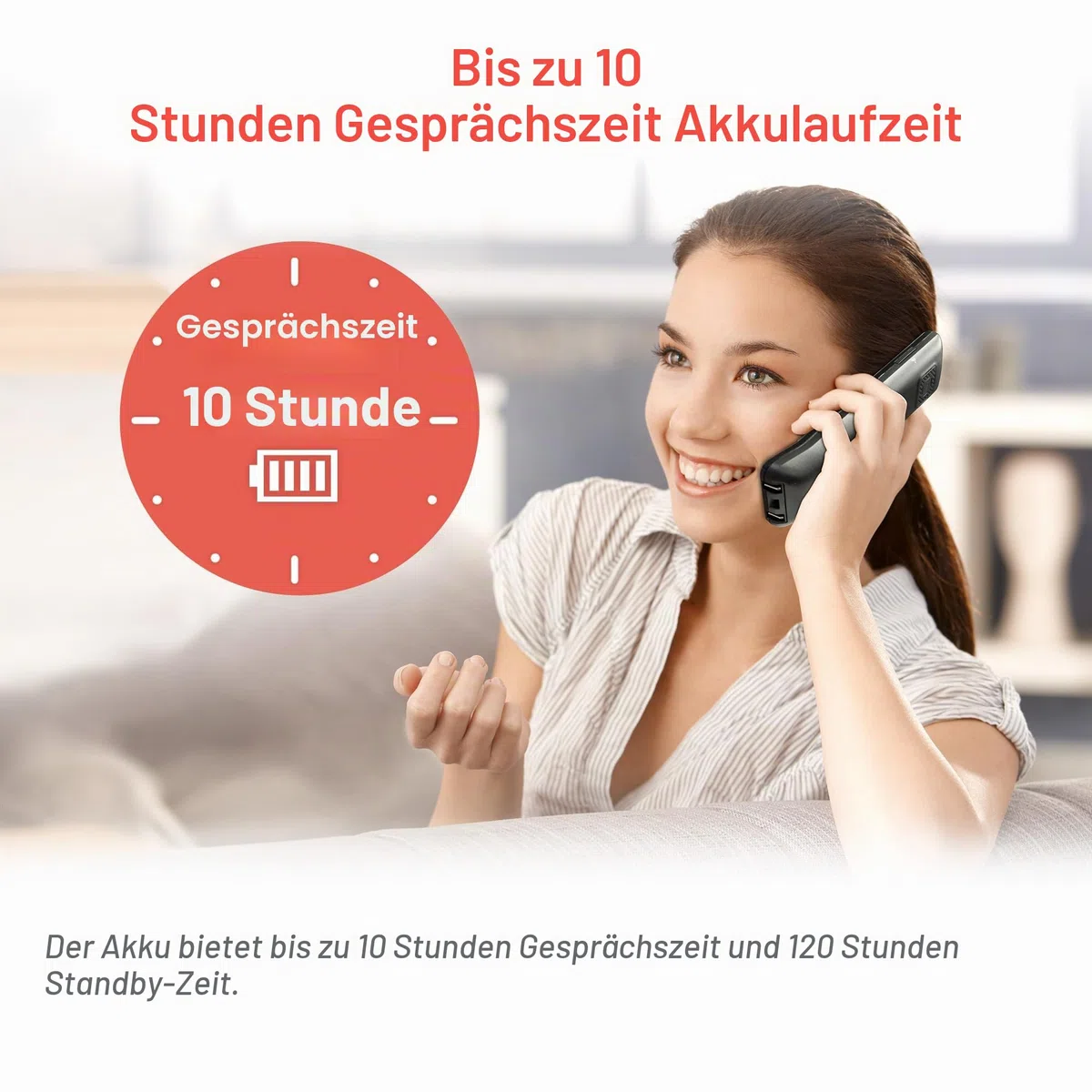VTech MS3050 Schnurloses Festnetztelefon DECT mit Anrufsperre, Anrufbeantworter, Anrufer-Identifikation/Anruf ausstehend, Lautstärkeregler, Freisprecheinrichtung, schnelle Nummerierung