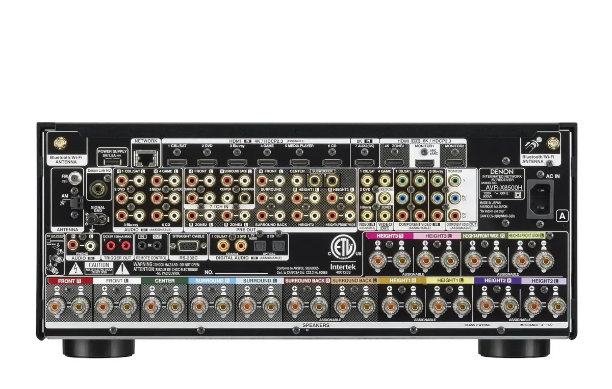 Denon AVCX8500HBKE2 AV-Receiver schwarz