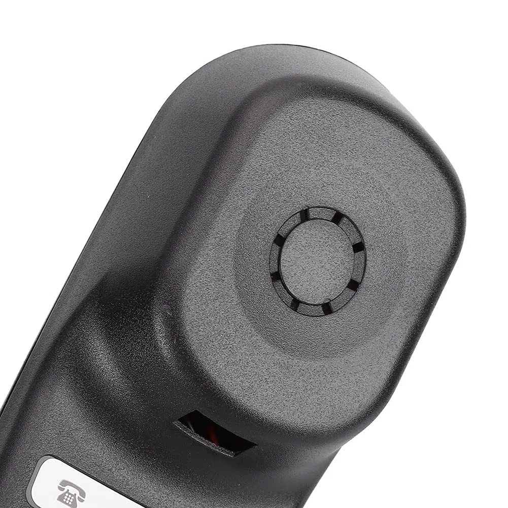 Wand-/Tischtelefon, TC 990 ABS Schwarz, Tischmontage, Wandmontage, Dual-Desktop-Telefon für Anrufe, Schnurgebundene Telefone für Hotelzimmer, Familie, Aufzug, Badezimmer, Stabil